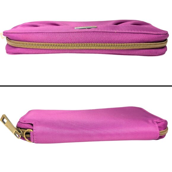 Travelon Purple Pleated Nylon Zippy RFID Travel Wallet Wristlet - Picture 3 of 8